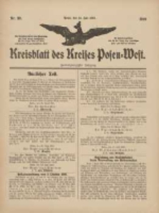 Kreisblatt des Kreises Posen-West 1910.07.14 Jg.22 Nr30