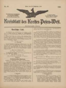 Kreisblatt des Kreises Posen-West 1910.09.29 Jg.22 Nr41