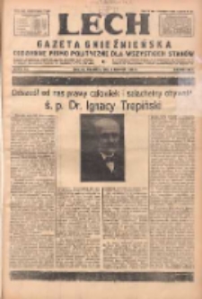 Lech.Gazeta Gnieźnieńska: codzienne pismo polityczne dla wszystkich stanów 1931.08.09 R.32 Nr182