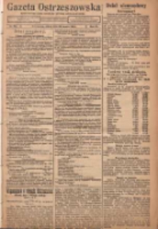 Gazeta Ostrzeszowska: r&oacute;wnocześnie organ urzędowy powiatu ostrzeszowskiego 1921.03.26 R.35 Nr25