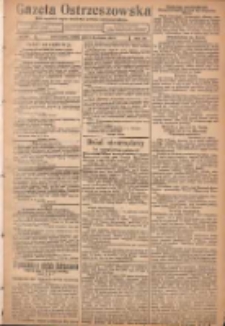 Gazeta Ostrzeszowska: r&oacute;wnocześnie organ urzędowy powiatu ostrzeszowskiego 1921.04.02 R.35 Nr27