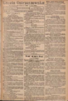 Gazeta Ostrzeszowska: r&oacute;wnocześnie organ urzędowy powiatu ostrzeszowskiego 1921.05.18 R.35 Nr40