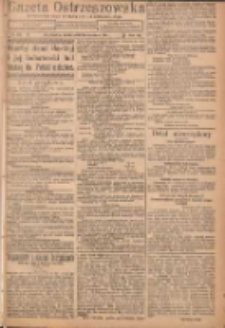 Gazeta Ostrzeszowska: r&oacute;wnocześnie organ urzędowy powiatu ostrzeszowskiego 1921.06.29 R.35 Nr52