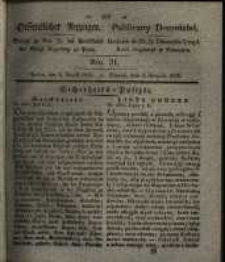 Oeffentlicher Anzeiger. 1836.08.02 Nro.31