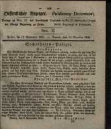 Oeffentlicher Anzeiger. 1836.09.13 Nro.37