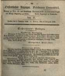 Oeffentlicher Anzeiger. 1836.11.08 Nro.45
