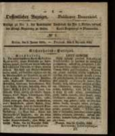 Oeffentlicher Anzeiger. 1844.01.02 Nro.1