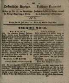 Oeffentlicher Anzeiger. 1844.07.30 Nro.31