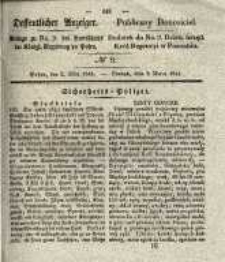 Oeffentlicher Anzeiger. 1841.02.28 Nro.9