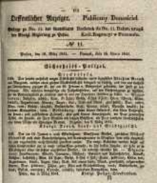 Oeffentlicher Anzeiger. 1841.03.14 Nro.11
