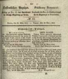 Oeffentlicher Anzeiger. 1841.03.28 Nro.13