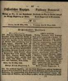 Oeffentlicher Anzeiger. 1845.03.25 Nro. 12