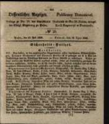 Oeffentlicher Anzeiger. 1845.07.15 Nro.28