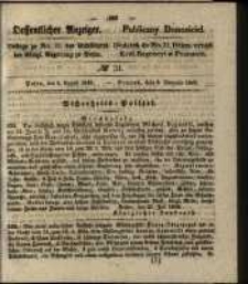Oeffentlicher Anzeiger. 1845.08.05 Nro.31