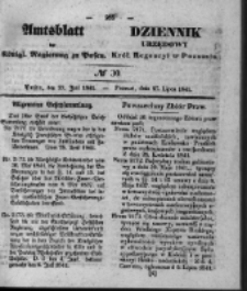 Amtsblatt der Königlichen Regierung zu Posen. 1841.07.27 Nro.30