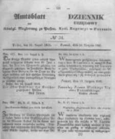 Amtsblatt der Königlichen Regierung zu Posen. 1841.08.24 Nro.34