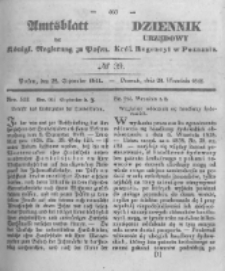Amtsblatt der K&ouml;niglichen Regierung zu Posen. 1841.09.28 Nro.39