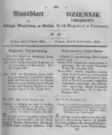 Amtsblatt der Königlichen Regierung zu Posen. 1841.10.05 Nro.40