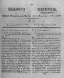 Amtsblatt der K&ouml;niglichen Regierung zu Posen. 1841.12.07 Nro.49