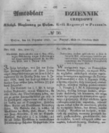Amtsblatt der K&ouml;niglichen Regierung zu Posen. 1841.12.14 Nro.50