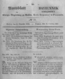 Amtsblatt der Königlichen Regierung zu Posen. 1841.12.21 Nro.51