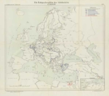 Die Operationen des Jahres 1915: die Ereignisse im Winter und Fr&uuml;hjahr: mit vierzig Karten und Skizzen Bd.7 Die Kriegsschaupl&auml;tze der Mittelm&auml;chte im Fr&uuml;hjahr 1915 Karte 1