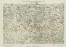 Die Operationen des Jahres 1915: die Ereignisse im Westen und auf dem Balkan vom Sommer bis zum Jahresschluss: mit vierunddreissig Karten und Skizzen Bd.9 Die Herbstschlacht in der Champagne 1915 Die Lage am 25 September Karte 3