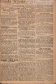 Gazeta Ostrzeszowska: z bezpłatnym dodatkiem "Orędownik Ostrzeszowski" 1921.11.19 R.35 Nr92