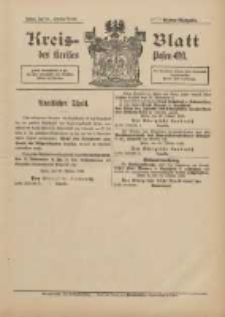 Kreis-Blatt des Kreises Posen-Ost 1898.10.31 Jg.11 Extra Ausgabe