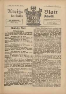 Kreis-Blatt des Kreises Posen-Ost 1899.03.25 Jg.12 Nr12