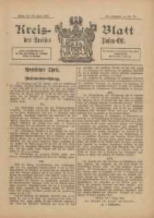 Kreis-Blatt des Kreises Posen-Ost 1901.06.15 Jg.13 Nr25