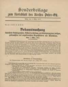 Kreis-Blatt des Kreises Posen-Ost 1917.03.02 Jg.29 Nr10 Sonder Beilage