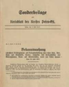 Kreis-Blatt des Kreises Posen-Ost 1917.06.06 Sonder Beilage
