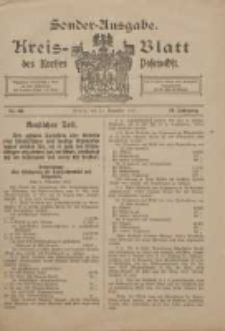 Kreis-Blatt des Kreises Posen-Ost 1917.11.21 Jg.29 Nr62 Sonder Ausgabe