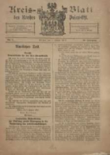 Kreis-Blatt des Kreises Posen-Ost 1918.01.05 Jg.30 Nr1