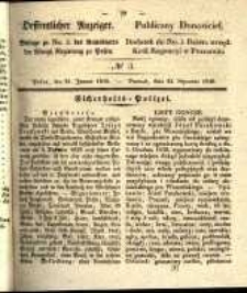 Oeffentlicher Anzeiger. 1840.01.21 Nro.3