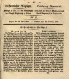 Oeffentlicher Anzeiger. 1840.04.28 Nro.17