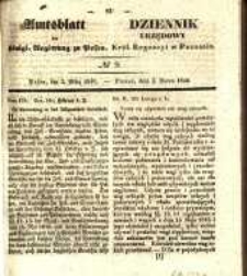 Amtsblatt der K&ouml;niglichen Regierung zu Posen. 1840.03.03 Nro.9