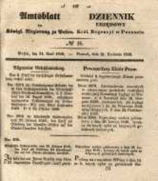 Amtsblatt der Königlichen Regierung zu Posen. 1840.04.21 Nro.16