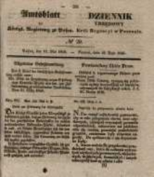 Amtsblatt der K&ouml;niglichen Regierung zu Posen. 1840.05.19 Nro.20