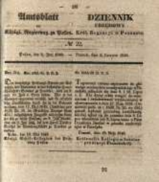Amtsblatt der Königlichen Regierung zu Posen. 1840.06.02 Nro.22