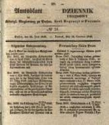 Amtsblatt der Königlichen Regierung zu Posen. 1840.06.16 Nro.24