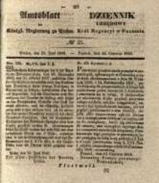 Amtsblatt der K&ouml;niglichen Regierung zu Posen. 1840.06.23 Nro.25