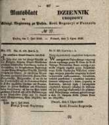 Amtsblatt der Königlichen Regierung zu Posen. 1840.07.07 Nro.27