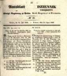 Amtsblatt der Königlichen Regierung zu Posen. 1840.07.21 Nro.29