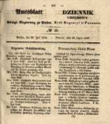 Amtsblatt der Königlichen Regierung zu Posen. 1840.07.28 Nro.30