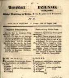 Amtsblatt der Königlichen Regierung zu Posen. 1840.08.18 Nro.33