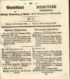Amtsblatt der Königlichen Regierung zu Posen. 1840.08.25 Nro.34