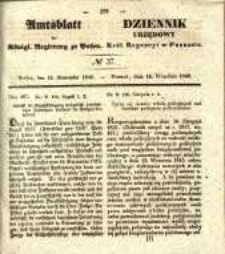 Amtsblatt der Königlichen Regierung zu Posen. 1840.09.15 Nro.37