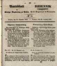 Amtsblatt der Königlichen Regierung zu Posen. 1840.12.22 Nro.51